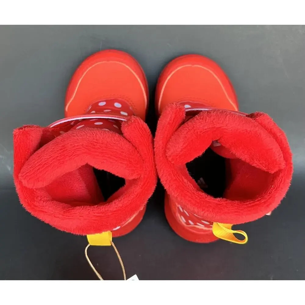 Adidas X Disney Winterplay Minnie Mouse Red Snow Boots 6.5 Baby Size NWB